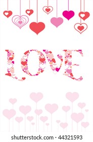 retro valentine card