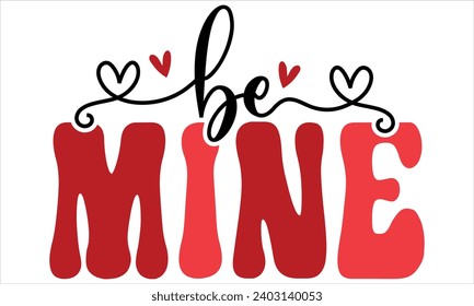 Retro Valentine Design, Valentine's Day Retro T shirt Design, Valentine's Day T shirt Design Template.