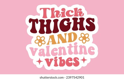 Retro ,Valentine Stickers EPS ,,Bundle