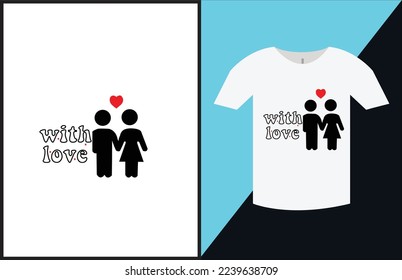Retro Valentine T-shirt Design.You will get 1 EPS File.