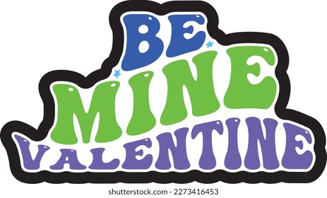 Retro Valentine's Day, T-shirt Design, Vector