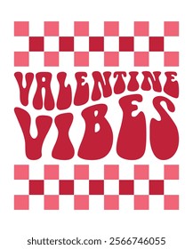 Retro Valentines T-Shirt, Cute Valentines T-Shirt, Heart T-Shirt, Groovy Valentine Shirt, Valentine's Day Shirt, Valentines Vibes,