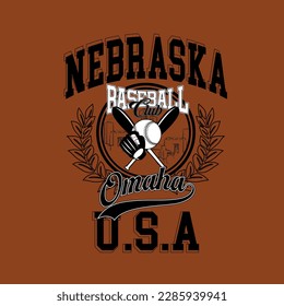 Retro varsity college slogan print. Slogan typography print design. Vector t-shirt and sweatshirt graphic or other uses
