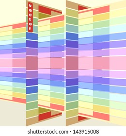 Retro vector background 