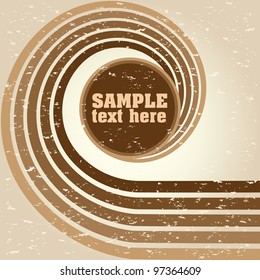 Retro vector background