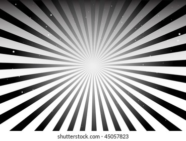 Retro vector background blast