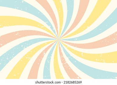 retro vector background with rays for social media posts, banner, card design, etc.