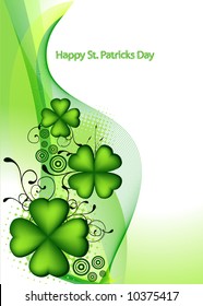 retro vector background for St. Patrick's Days