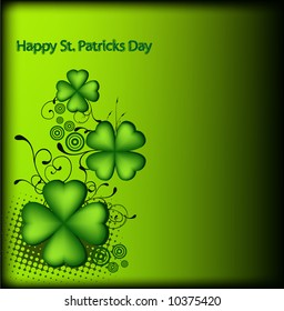 retro vector background for St. Patrick's Days