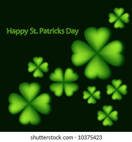 retro vector background for St. Patrick's Days