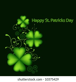 retro vector background for St. Patrick's Days