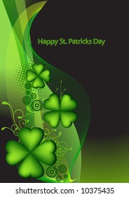 retro vector background for St. Patrick's Days