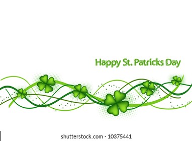retro vector background for St. Patrick's Days