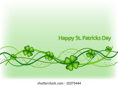 retro vector background for St. Patrick's Days