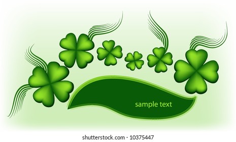 retro vector background for St. Patrick's Days