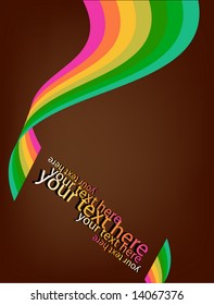 retro vector background for text