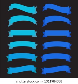 Retro vector banner ribbons and badges for sale. Banner ribbon vector set