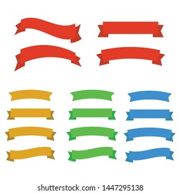 Retro vector banner ribbons and badges for sale. Banner ribbon vector set