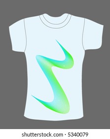 retro vector blue t-shirt design