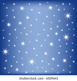 retro vector christmas background with star lights
