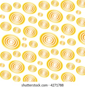 retro vector circles pattern