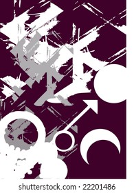 retro vector design background