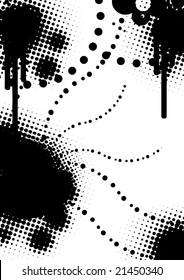 retro vector design background halftone