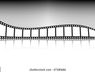 Retro vector film strip