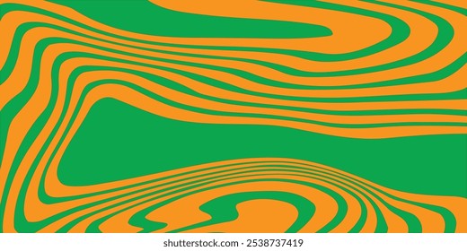 Retro vector groovy summer striped psychedelic background set. Cool bold colored backgrounds. Positive vibes funky optical illusion modern street,modern way design concept,hallucinate lines,