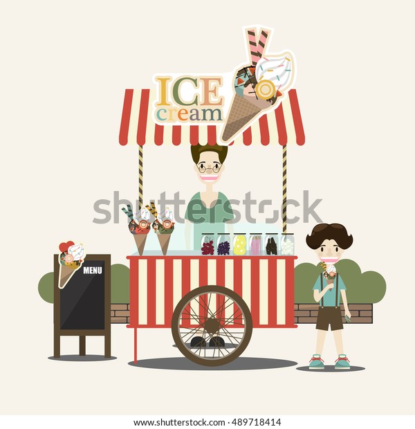 ice cream cart childrens