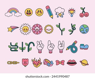 Retro Vector Illustration Object Clipart