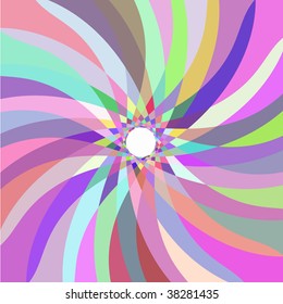 Retro vector multicolored abstract pattern