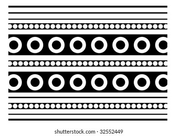 Retro vector ornate background