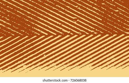 Retro Vector Pattern with Diagonal Grunge Stripes