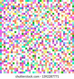 Retro vector pixel multicolored abstract pattern. vector. eps10