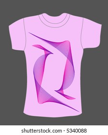 retro vector purple t-shirt design