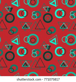 Retro vector seamless pattern