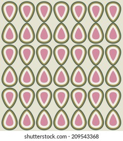 Retro vector seamless pattern (tiling). Endless texture can be used for wallpaper, pattern fills, web page background,surface textures