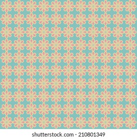 Retro vector seamless pattern (tiling). Endless texture can be used for wallpaper, pattern fills, web page background,surface textures  