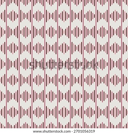 Retro Vertical Line Arrangement Abstract Seamless Pattern Repetitive Decoration Design