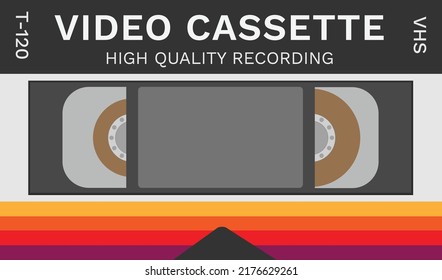 Retro VHS Cassette in C0ver