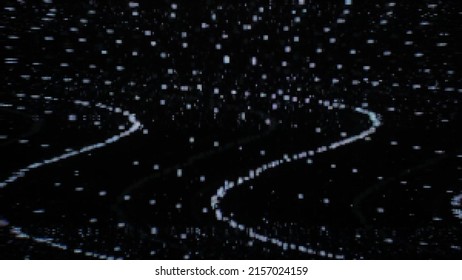 La textura de efecto de brillo de vídeo VHS retro con ruido blanco. Sin plantilla de señal. Viejo concepto de cámara analógica. Ilustración del vector