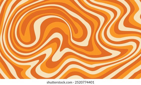 Retro vibes vintage background vector. Abstract wallpaper design for Groovy hippie, 60s, 70s , y2k. Vector pattern ready to use for prints, cloth, textile and banner ads background.  