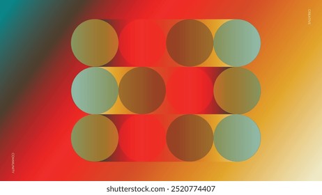Retro vibes vintage background vector. Abstract wallpaper design for Groovy hippie, 60s, 70s , y2k. Vector pattern ready to use for prints, cloth, textile and banner ads background.  