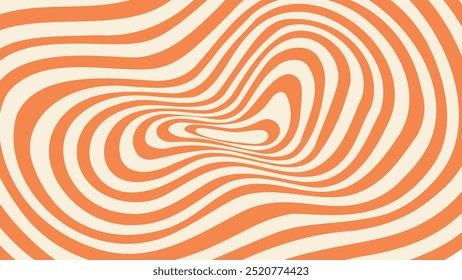 Retro vibes vintage background vector. Abstract wallpaper design for Groovy hippie, 60s, 70s , y2k. Vector pattern ready to use for prints, cloth, textile and banner ads background.  
