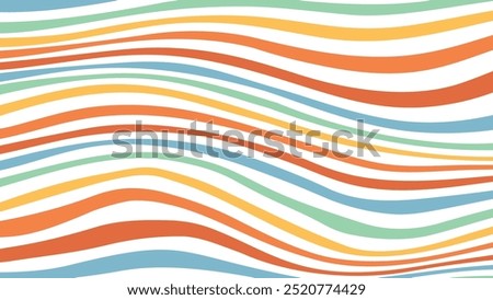 Retro vibes vintage background vector. Abstract wallpaper design for Groovy hippie, 60s, 70s , y2k. Vector pattern ready to use for prints, cloth, textile and banner ads background.  