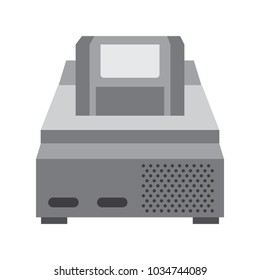 retro video console game and cassette