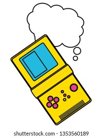 retro video game cartoon