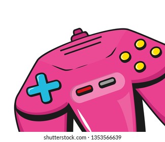 retro video game cartoon