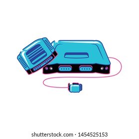 retro video game console icon